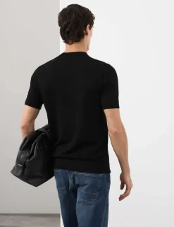 Pure Extra Fine Merino Wool Crew Neck T-Shirt