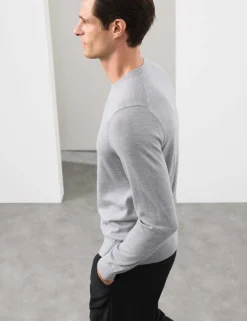 Pure Extra Fine Merino Wool Crew Neck Jumper