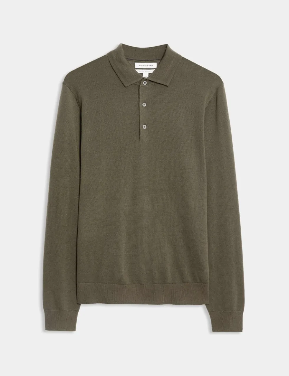 Pure Extra Fine Merino Wool Polo Shirt