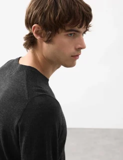 Pure Extra Fine Merino Wool Crew Neck Jumper