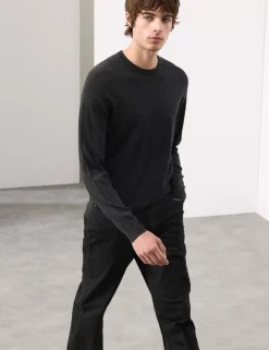 Pure Extra Fine Merino Wool Crew Neck Jumper