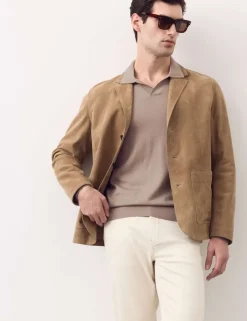 Pure Extra Fine Merino Wool Knitted Polo Shirt