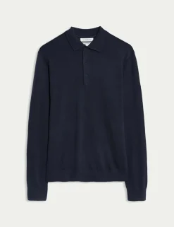 Pure Extra Fine Merino Wool Polo Shirt