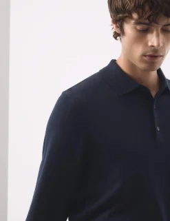 Pure Extra Fine Merino Wool Polo Shirt