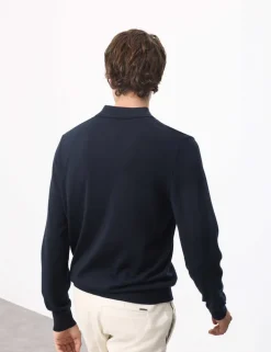 Pure Extra Fine Merino Wool Polo Shirt