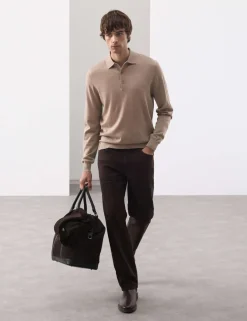 Pure Extra Fine Merino Wool Polo Shirt