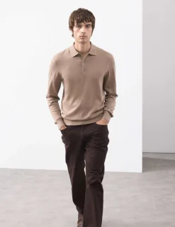 Pure Extra Fine Merino Wool Polo Shirt