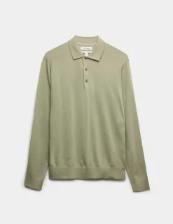Pure Extra Fine Merino Wool Polo Shirt