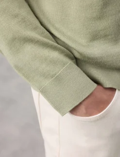 Pure Extra Fine Merino Wool Polo Shirt