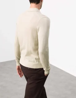 Pure Extra Fine Merino Wool Polo Shirt