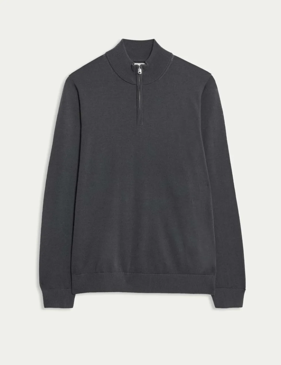 Pure Extra Fine Merino Wool Half Zip Jumper