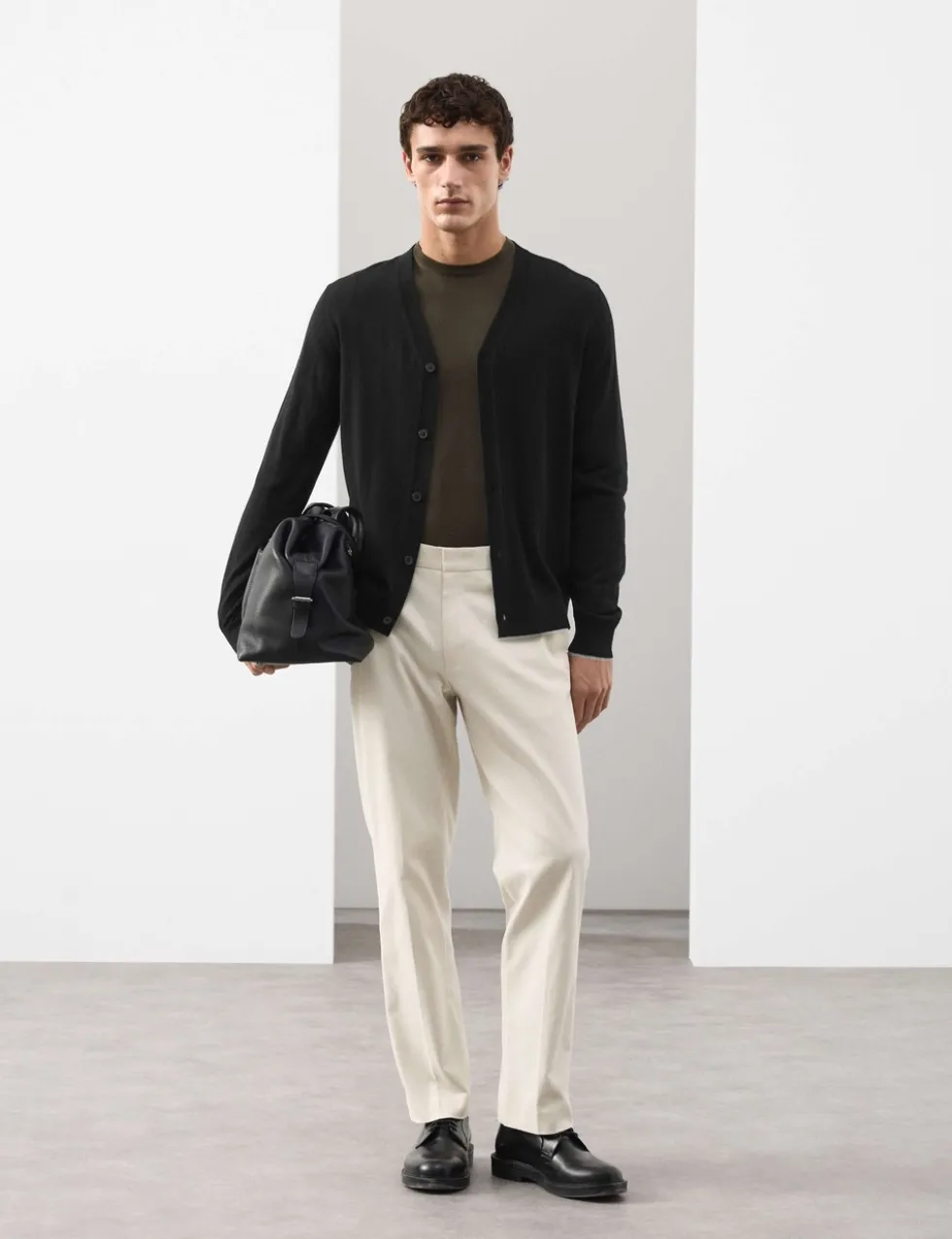 Pure Extra Fine Merino Wool Cardigan