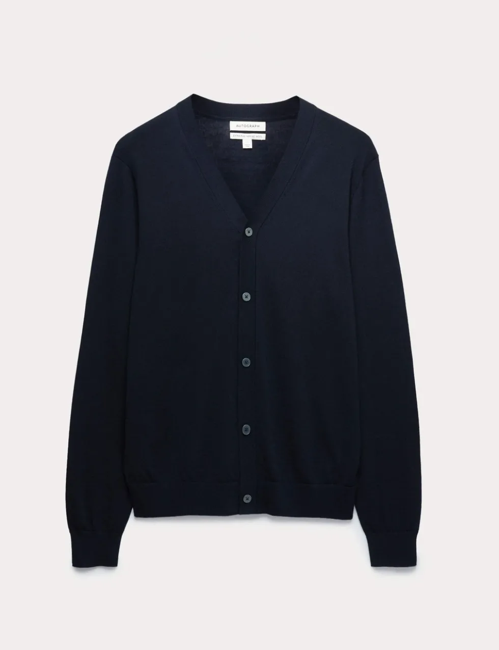 Pure Extra Fine Merino Wool Cardigan