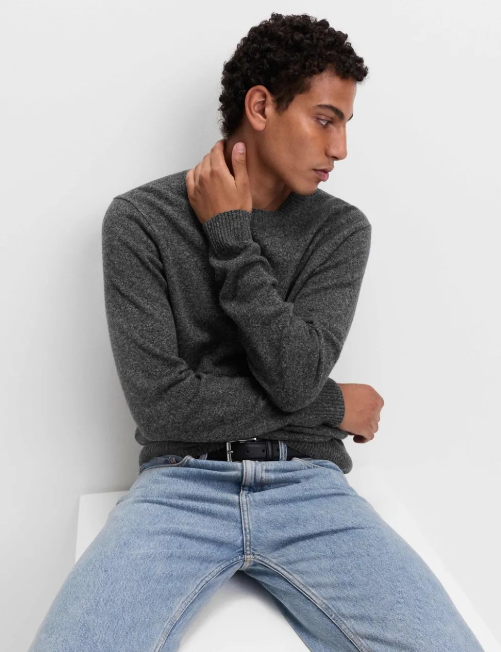 Pure Lambswool Crew Neck Jumper