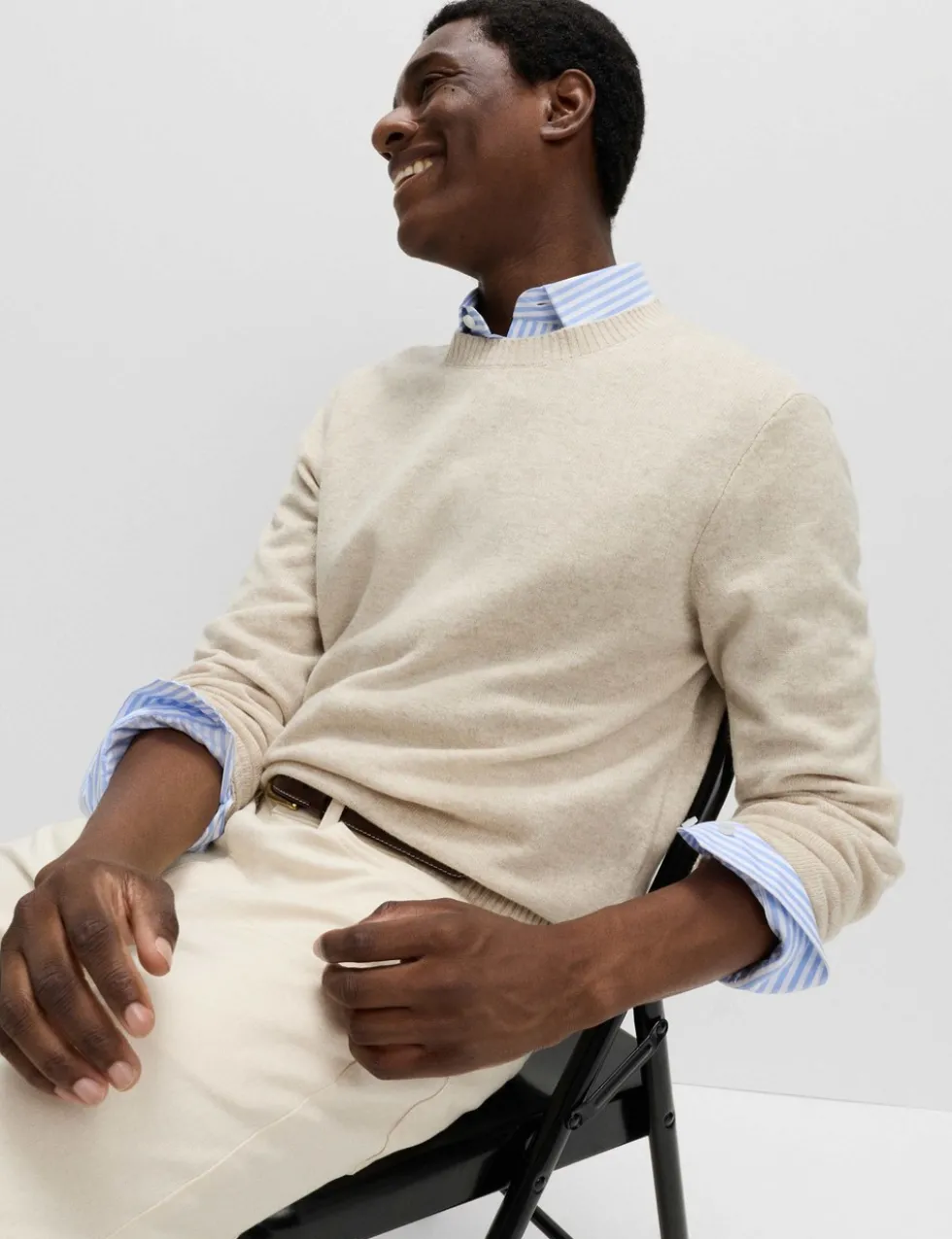 Pure Lambswool Crew Neck Jumper