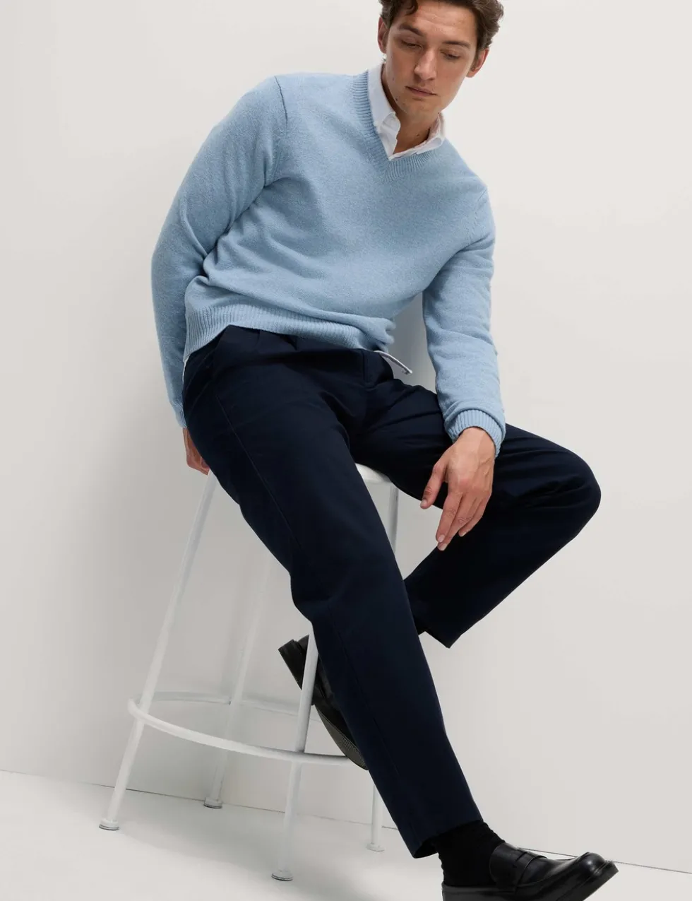 Pure Lambswool V-Neck Jumper