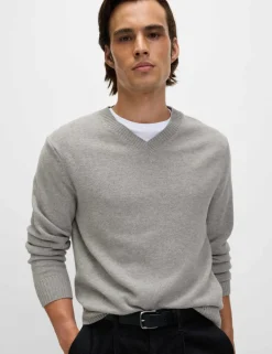 Pure Lambswool V-Neck Jumper