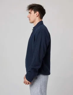 Pure Linen Bomber Jacket