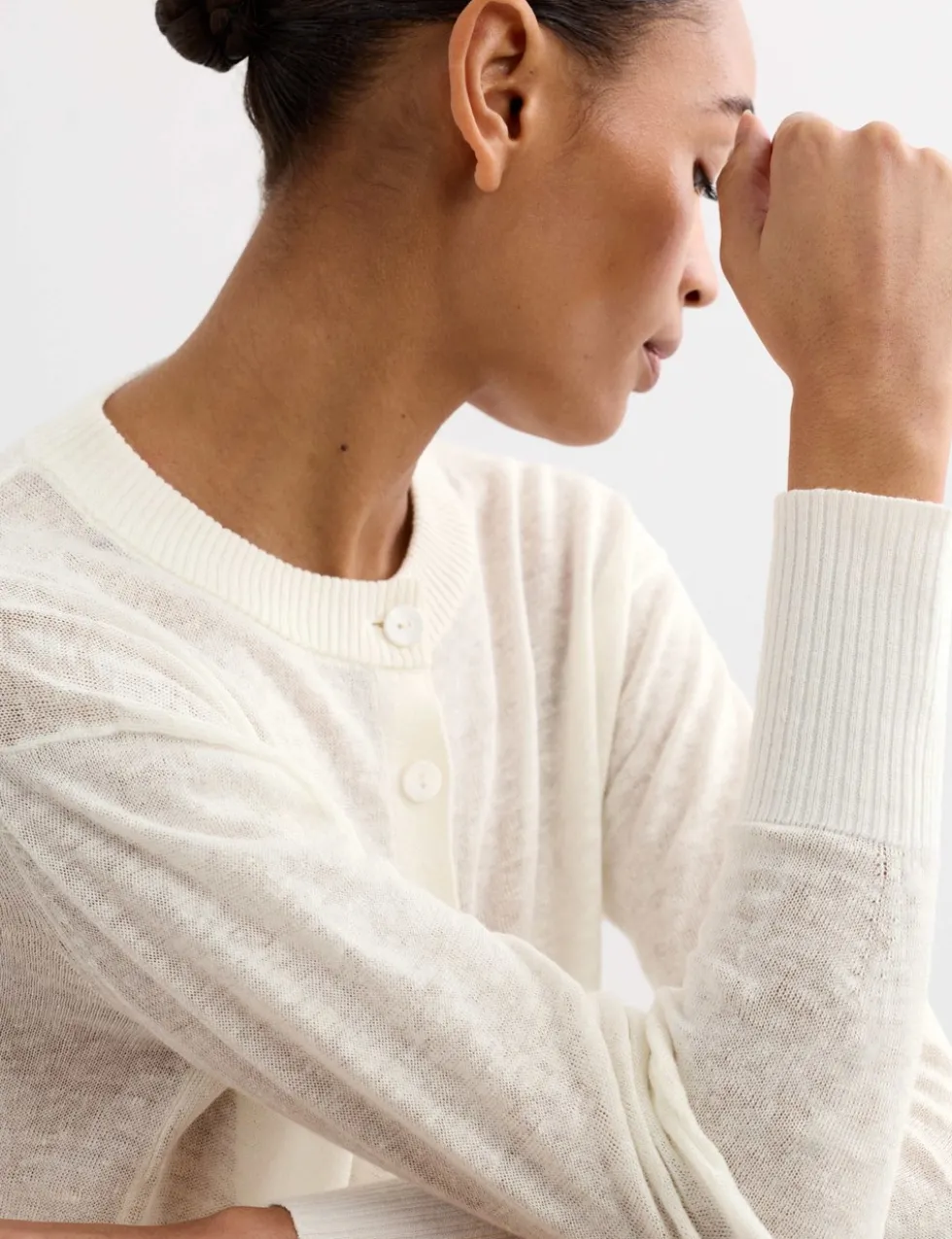 Pure Linen Cardigan