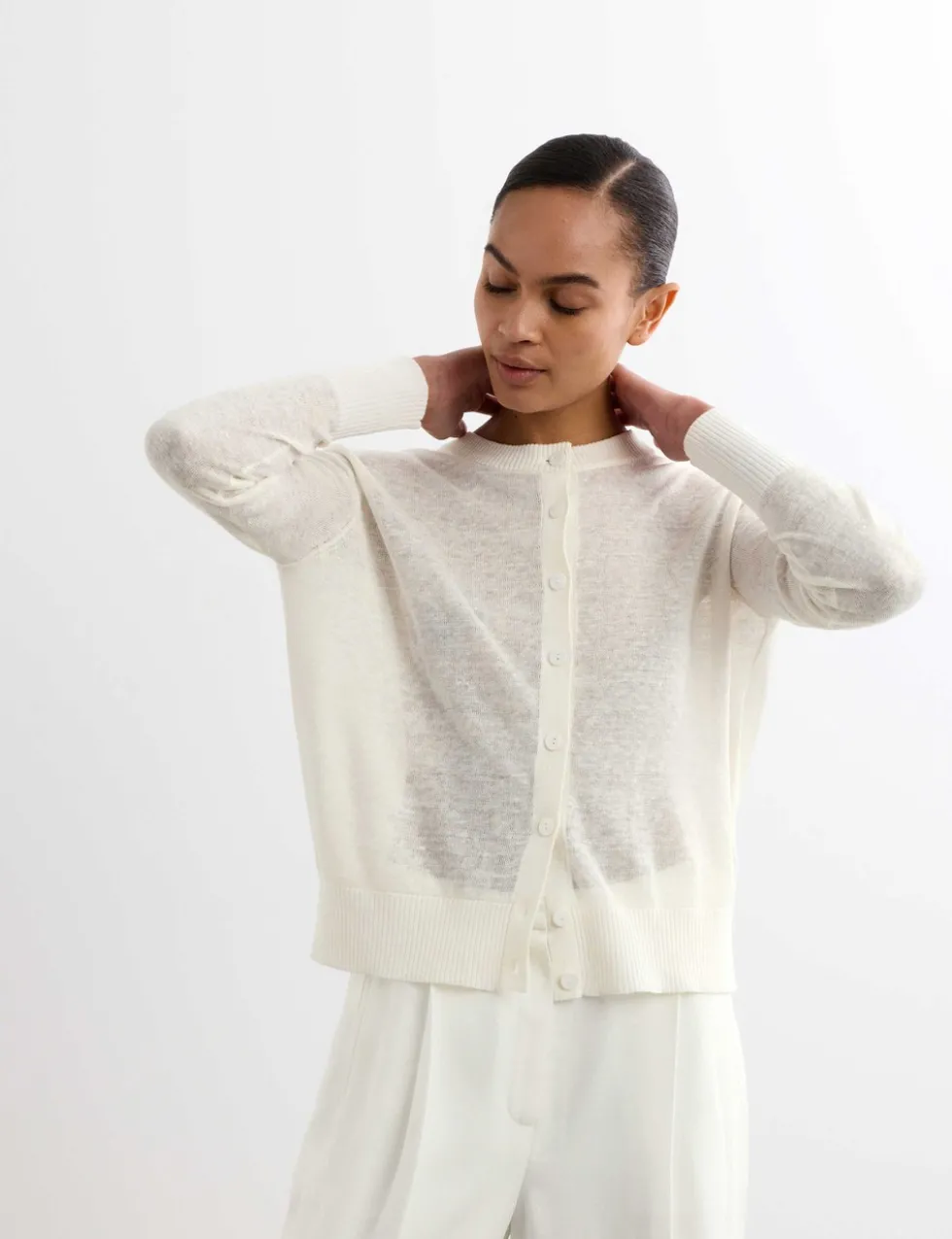 Pure Linen Cardigan