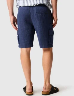 Pure Linen Cargo Shorts