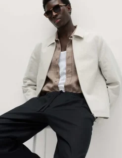 Pure Linen Check Shirt