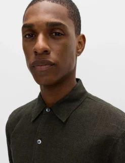 Pure Linen Check Shirt