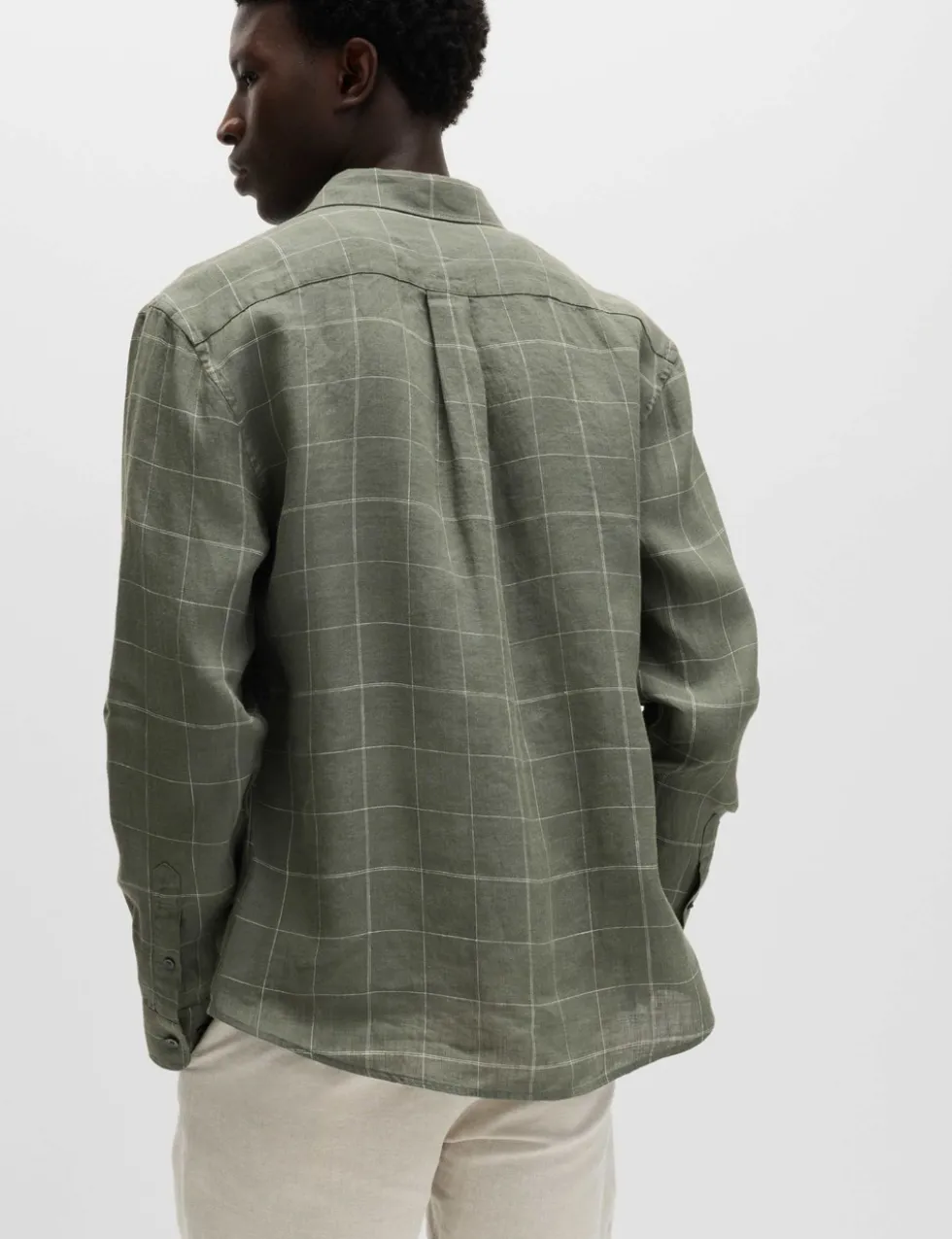 Pure Linen Check Shirt