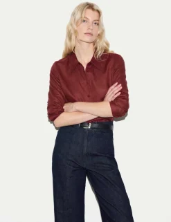 Pure Linen Collared Shirt