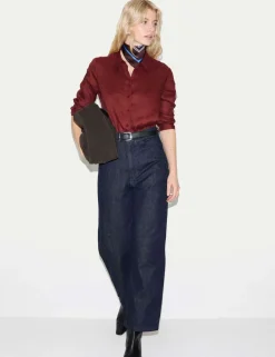 Pure Linen Collared Shirt