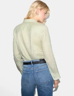 Pure Linen Collared Shirt
