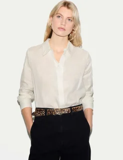 Pure Linen Collared Shirt
