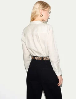 Pure Linen Collared Shirt
