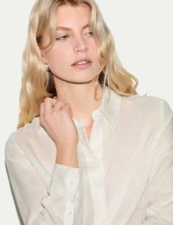 Pure Linen Collared Shirt