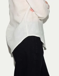 Pure Linen Collared Shirt