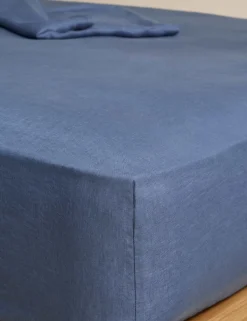 Pure Linen Deep Fitted Sheet