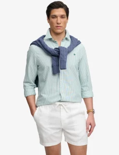 Pure Linen Elasticated Waist Shorts