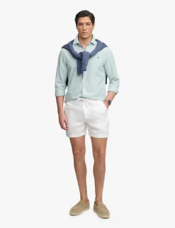 Pure Linen Elasticated Waist Shorts