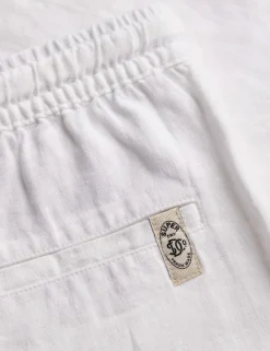 Pure Linen Elasticated Waist Shorts
