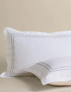Pure Linen Embroidered Bedding Set
