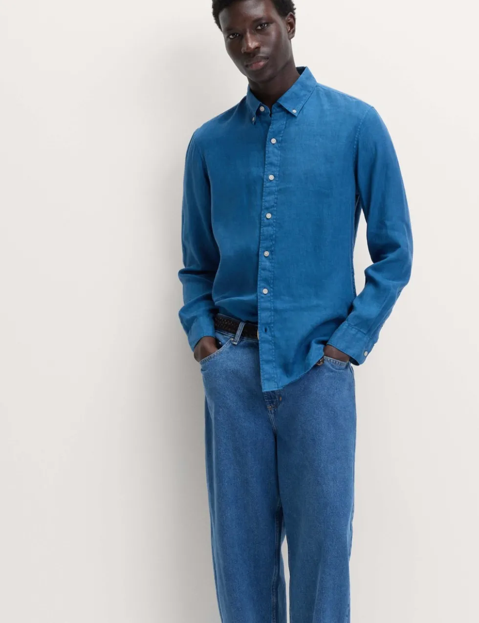 Pure Linen Garment Dye Shirt