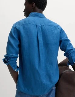 Pure Linen Garment Dye Shirt