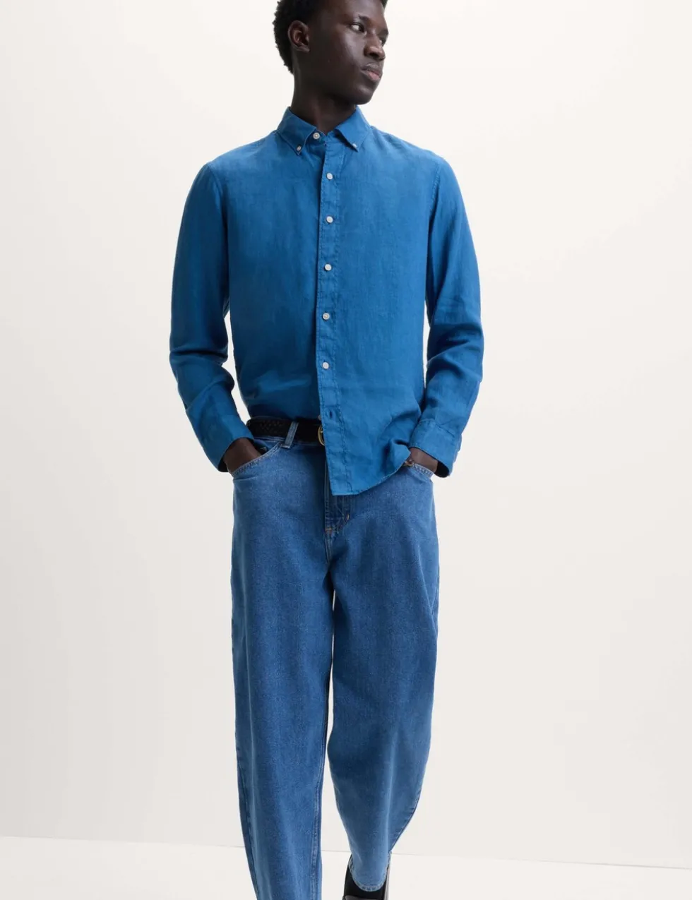 Pure Linen Garment Dye Shirt