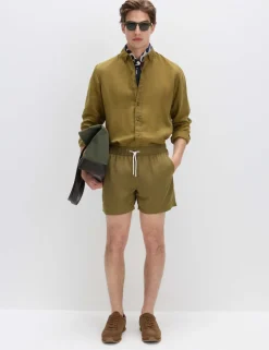 Pure Linen Garment Dye Shirt