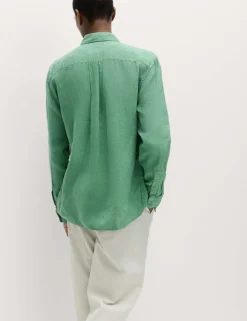 Pure Linen Garment Dye Shirt