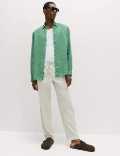 Pure Linen Garment Dye Shirt