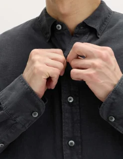 Pure Linen Garment Dye Shirt