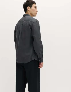 Pure Linen Garment Dye Shirt