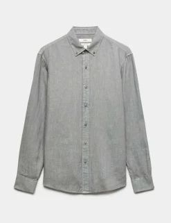 Pure Linen Garment Dye Shirt