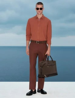 Pure Linen Garment Dye Shirt